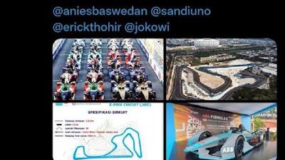 Tak Acuhkan Formula E Jakarta, Sandiaga Uno 'Dirujak' Netizen