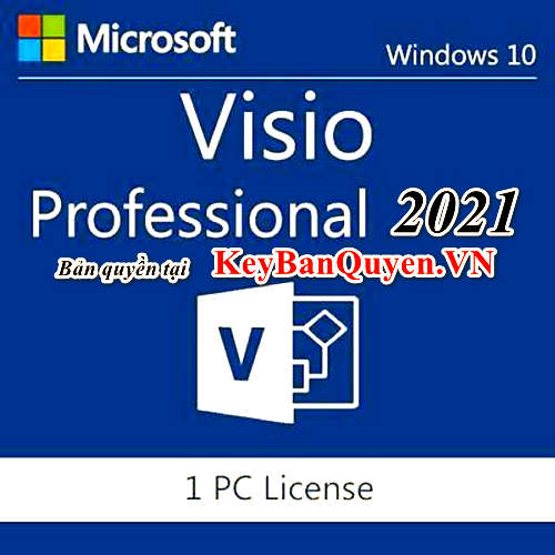 Mua bán key bản quyền Visio 2021 Pro bản quyền uy tín.