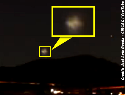 UFO Caught 'Taking Off' From Mountain In Michoacan, Mexico 12-30-14