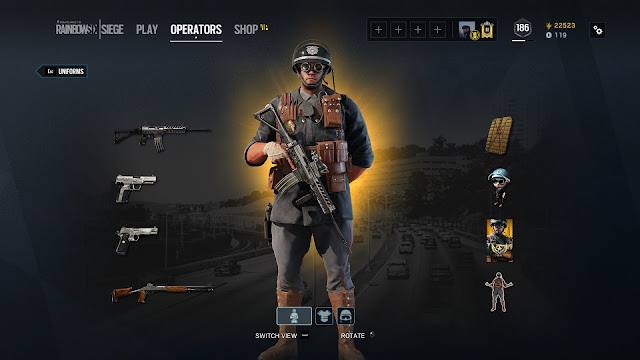 Thermite Elite - VINTAGE BUREAU Skin Full Tom Clancy's Rainbow Six Siege