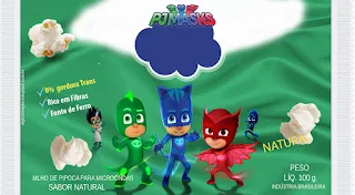 PJMasks, Free Printable  Labels