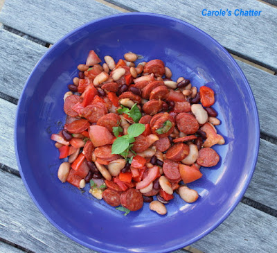 Carole's Chatter: Chorizo & Bean Salad