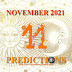 November 2021 Predictions | DỰ BÁO THÁNG 11 NĂM 2021