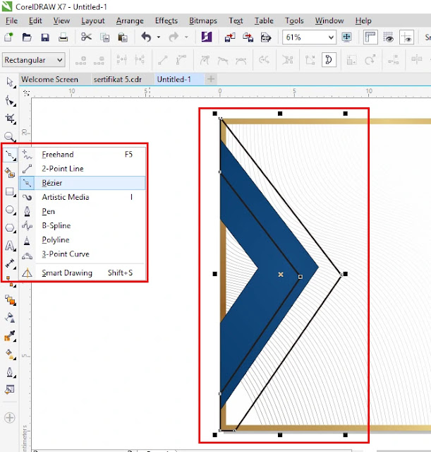 Ready To Print : Download Sertitikat CDR Coreldraw Elegant Emas