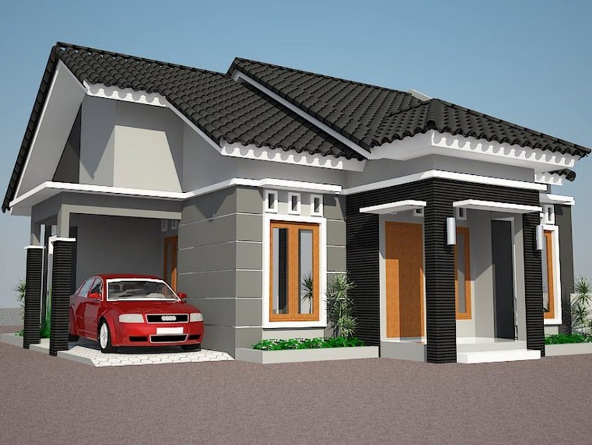 25 Gambar Indah Rumah  Minimalis  Type 70 Satu  Lantai  Model 