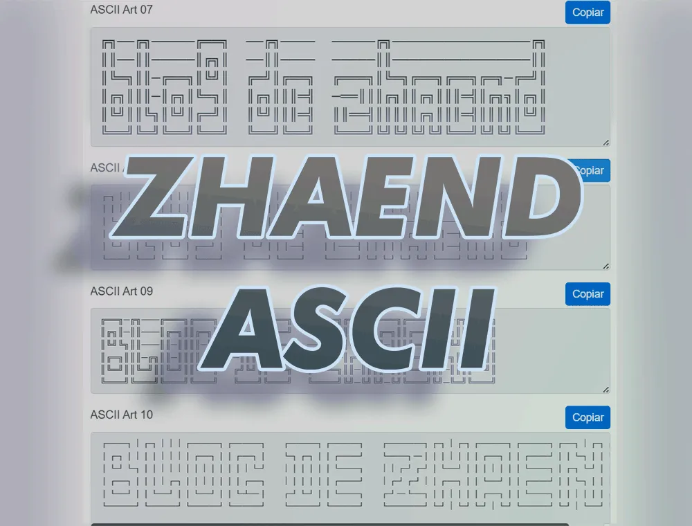 Convierte tu nombre o nick en letras ASCII grandes - Zhaend.Net