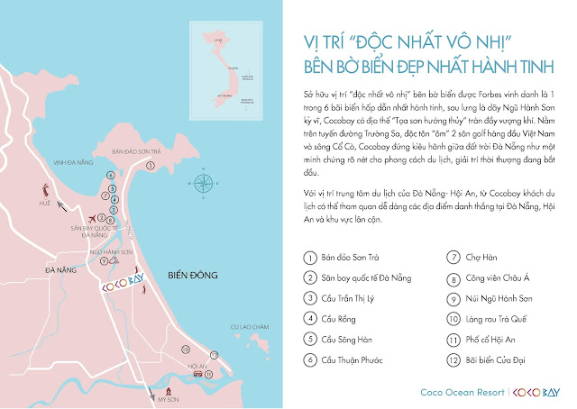 Vị trí tổ hợp dự án Cocobay Đà nẵng(Nhấn vào hình để xem rõ hơn)