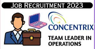 Concentrix Company Hiring for role of team leader in operations and customer service in location of Mumbai. Any Graduate can apply for this job. it is the permanent work from home.