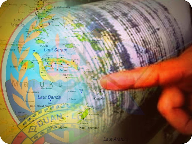 Gempa Bumi 5,7 SR di Laut Banda Dirasakan Hingga Tanimbar