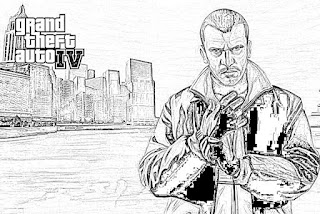 Coloring Pages: Grand Theft Auto Coloring Pages Free and Downloadable