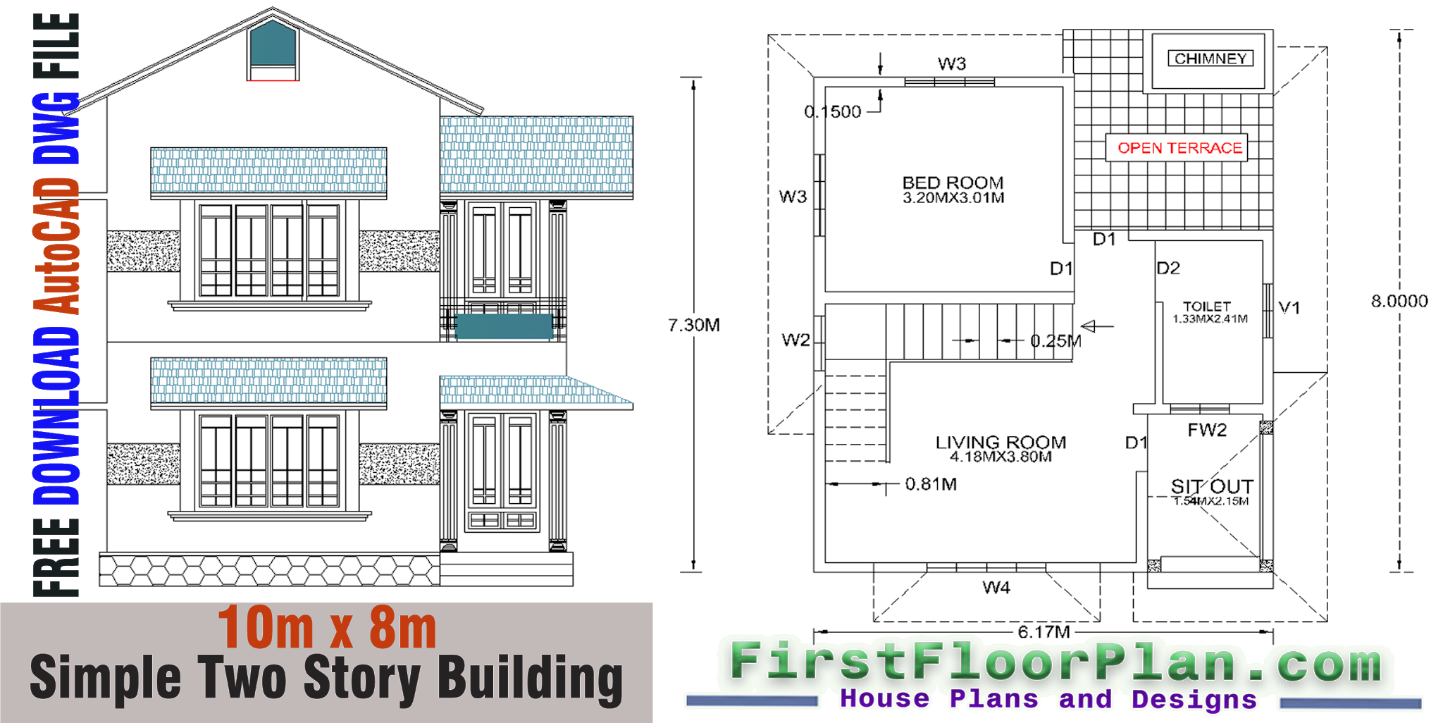 Simple Two Story Building Plans and Designs