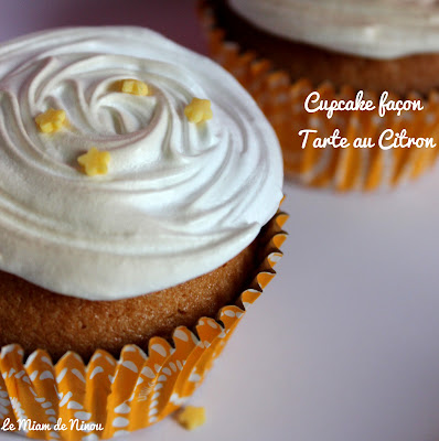 Cupcake façon Tarte au Citron