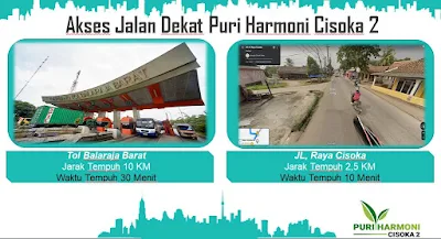 Akses Jalan Puri Harmoni Cisoka 2 Rumah Subsidi Tangerang