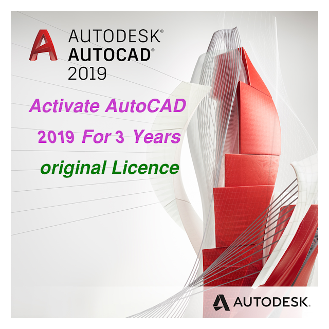 How To activate AutoCAD 2019 with original Licence