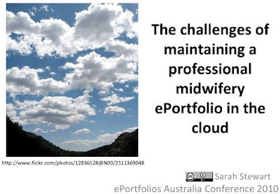 Screenshot of Sarah Stewart's SlideShare