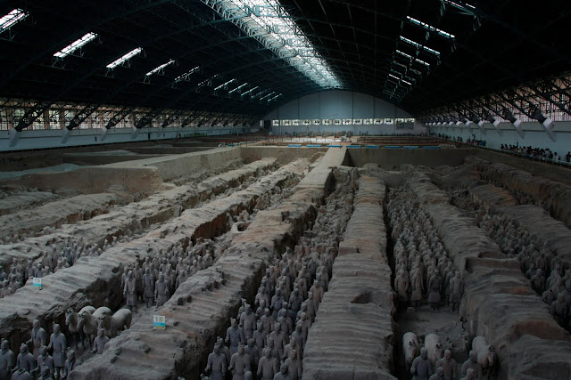 Pabellón principal del Ejército de Terracota.