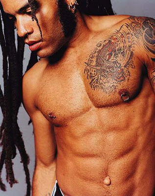 Taq : Lenny Kravitz, Male Tattoos, Music Stars