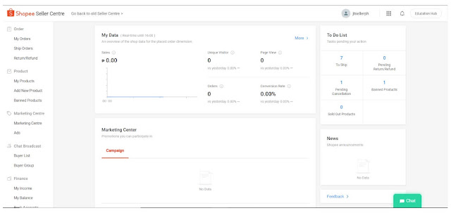 Print Shopee Air Waybill using PC - Step 1