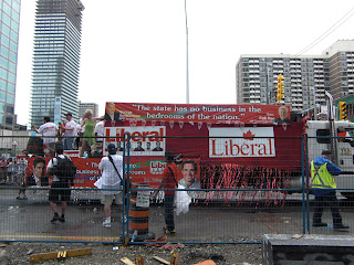 Liberal's float at the Toronto Pride Parade 2009