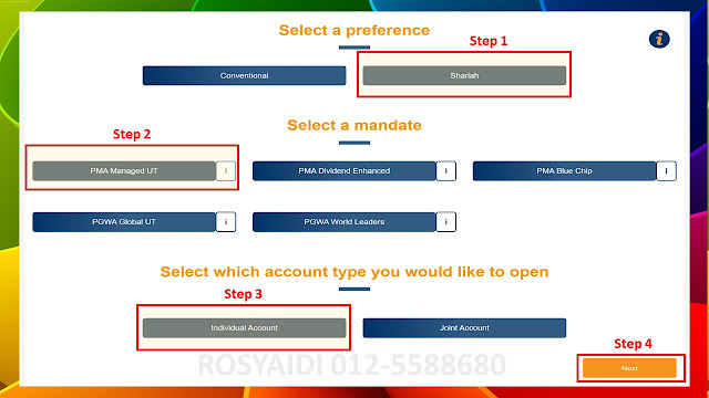 Online Account Opening Private Mandate Unit Trust