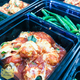 Baked Chicken Meatball Parm_menumusings.com