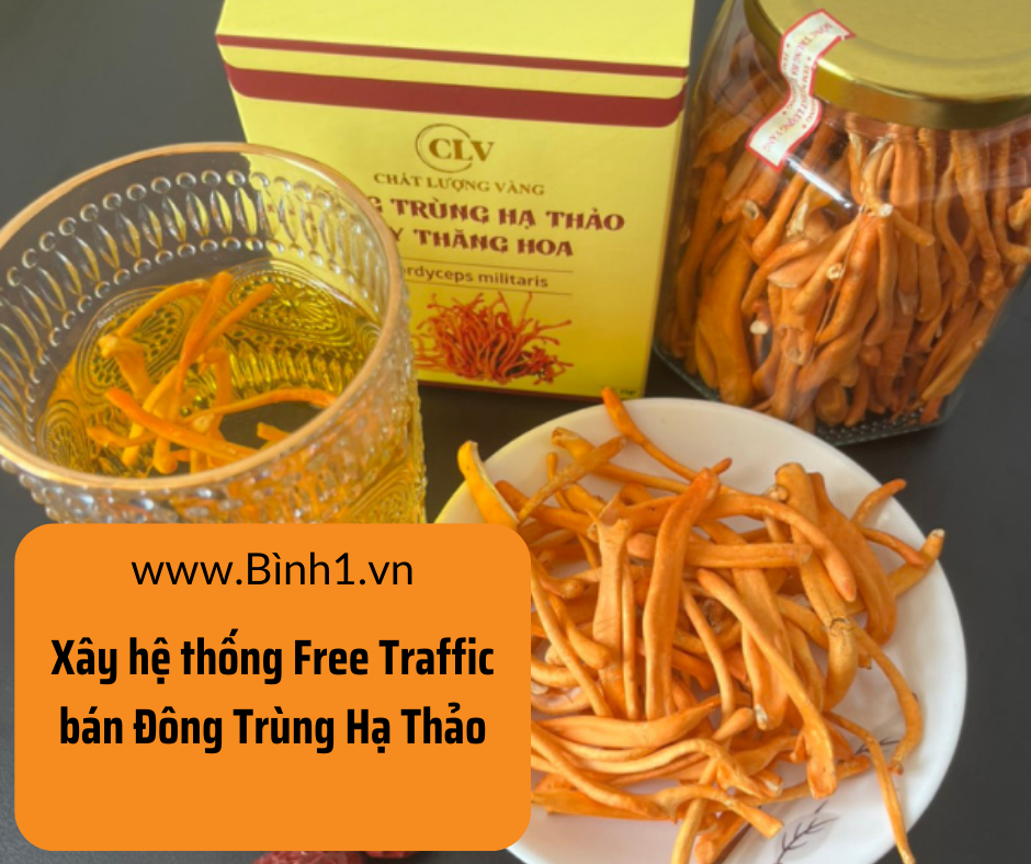 Bán Đông Trùng Hạ Thảo bằng Free Traffic