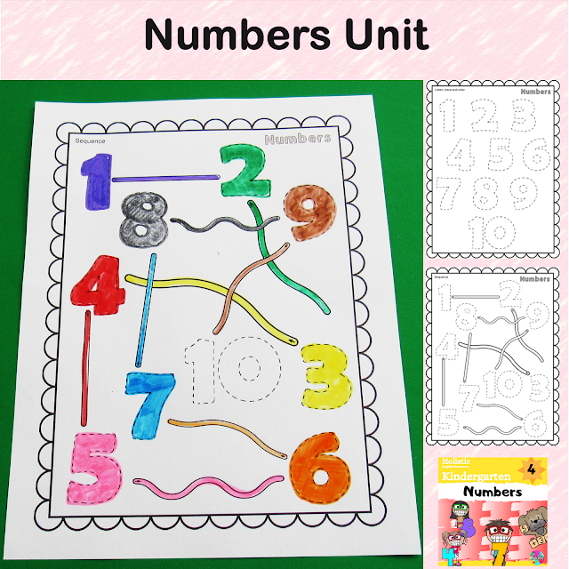 Numbers 1 to 10 tracing worksheets