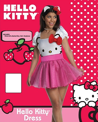 Hello Kitty Dress Costume Set - Hot Topic, $59.99