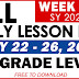 DAILY LESSON LOG (Quarter 4: WEEK 4) MAY 22-26, 2023