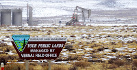 A pumpjack bobs on public lands in Utah. (Photo Credit: WildEarth Guardians) Click to Enlarge.