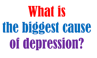 What is the biggest cause of depression?
