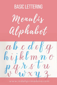 tutorial menulis alphabat dengan teknik calligraphy, menulis alphabet dengan benar dan bagus, basic calligraphy untuk pemula