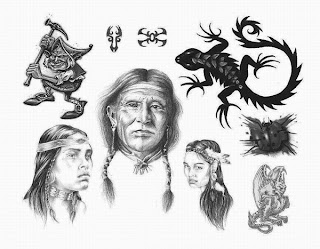 Apache Indian Tattoo Designs - Tattoo Flash