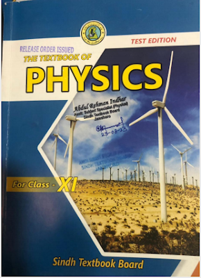 Physics new book for Class 11 Sindh Board 2023 PDF