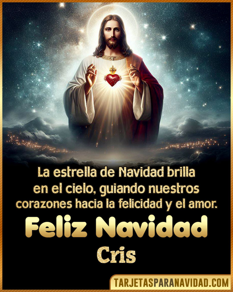 Tarjetas de navidad cristianas para Cris