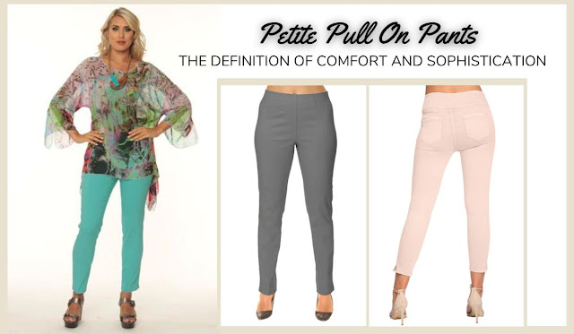 petite pull on pants