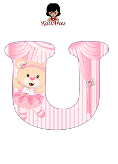 Alfabeto de Osita Ballerina. 