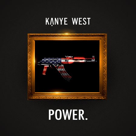 kanye west power cover. kanye west power album cover.