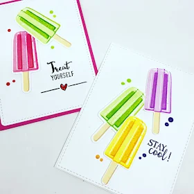 Sunny Studio Stamps: Perfect Popsicles Customer Card Share by Lee Ann