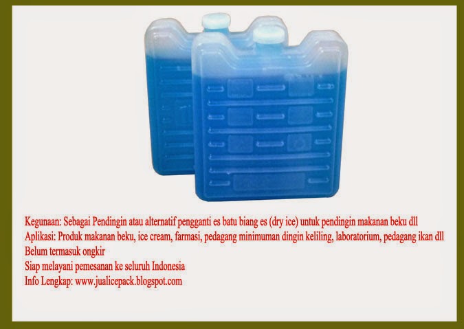 Ice pack, oleh-oleh khas Medan