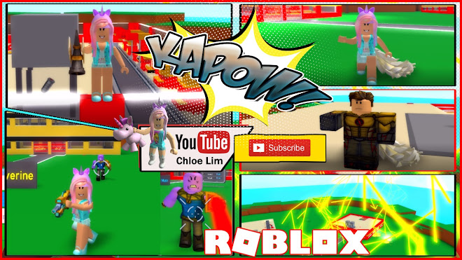Chloe Tuber Roblox 2 Player Superhero Tycoon Gameplay Huge Update I Am The Flash With A Bad Cough - playing as thanos in roblox super hero tycoon youtube