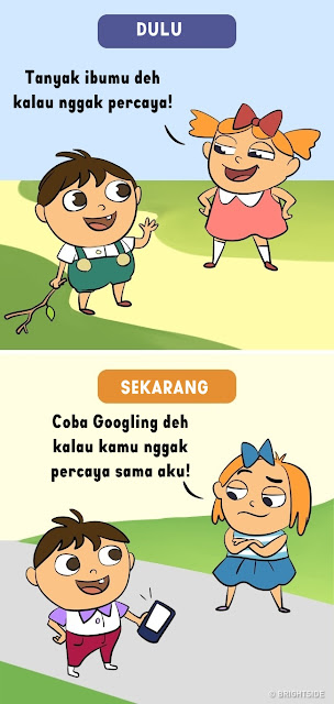 11 Meme Ilustrasi 'Dulu VS Sekarang' Ini Buktikan Gaya Hidup Berubah Drastis