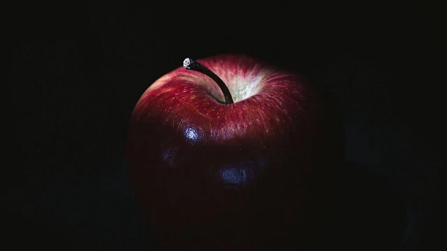 Apple, Fruit, Dark Background