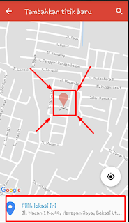 cara menambahkan lokasi di google maps android