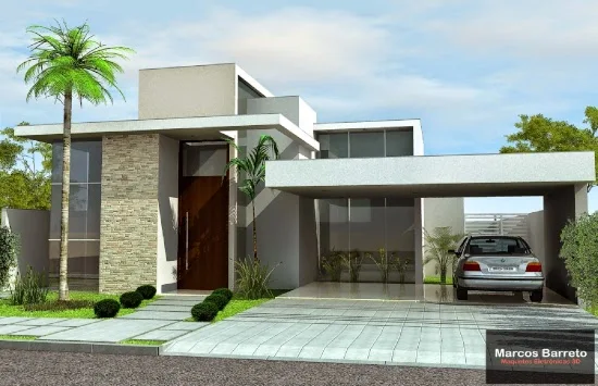 Desain inspiratif rumah minimalis atap datar 1 lantai