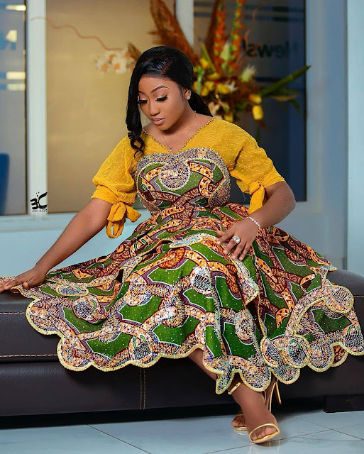 Creative Elegant And Stunning Lace Aso Ebi Ankara Styles