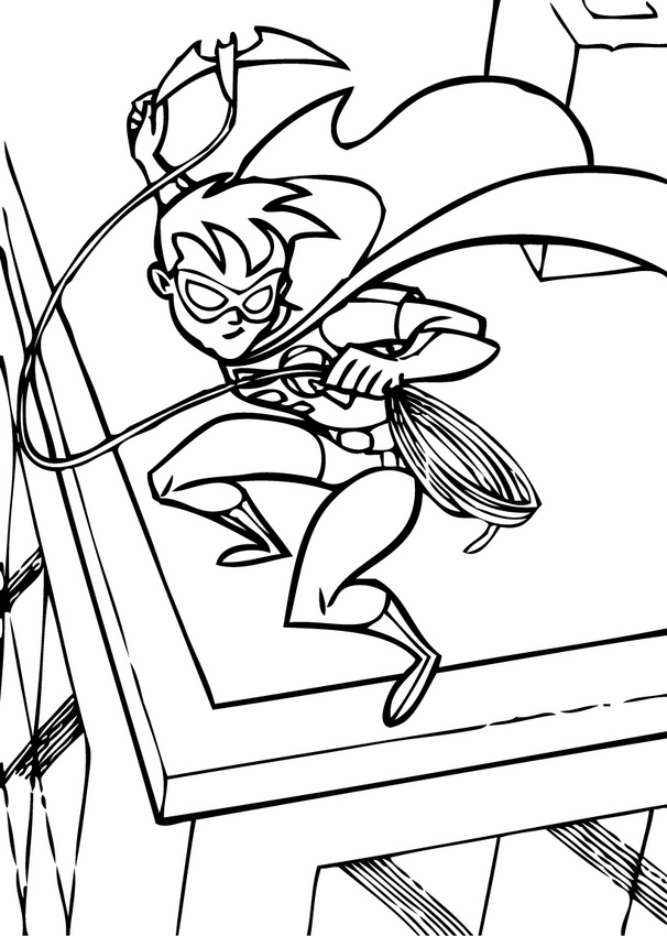 Coloring Sheet Of A Robin 4