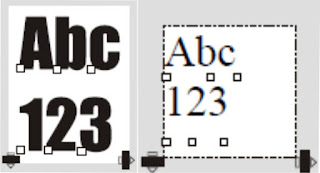 Paragraph text dan artistic text dengan shape tool
