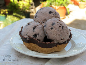 Helado casero de Nutella y trocitos de galleta Oreo – Homemade Oreo Nutella ice cream