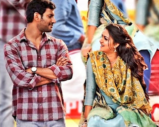 Keerthy Suresh with Vishal in Pandem Kodi 2